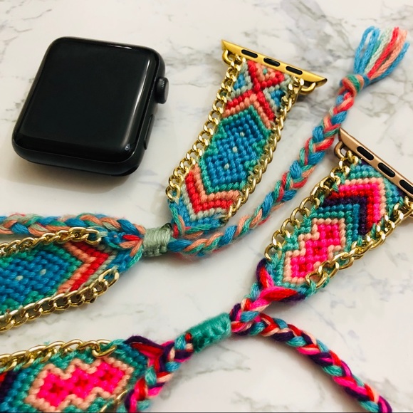 {ESTELLE} chain link braid Apple iwatch strap band - Picture 5 of 8